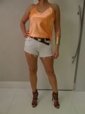 Shorts Desfiado - apenas Preto